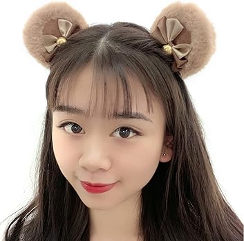 Amazon.co.jp: Coollooda 獣耳 熊耳 クマ耳 ケモミミ 髪飾り